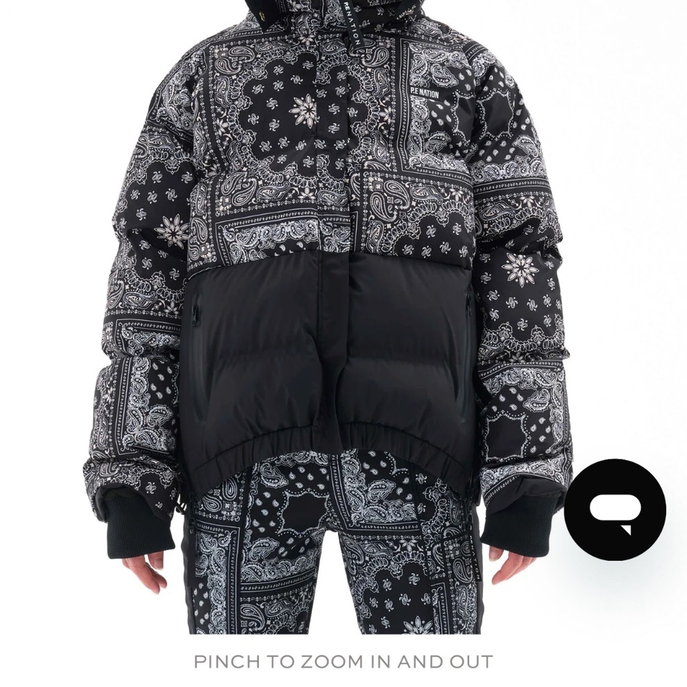 P.E Nation Niseko Snow Jacket In Bandana Print